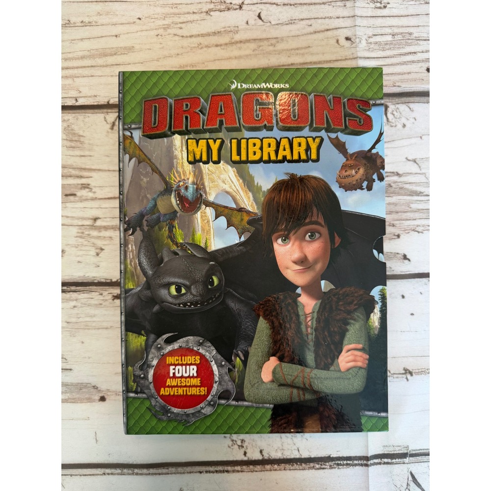 DreamWorks Dragons My Library 4 Book Box Set Hiccup Toothless How To Train Your